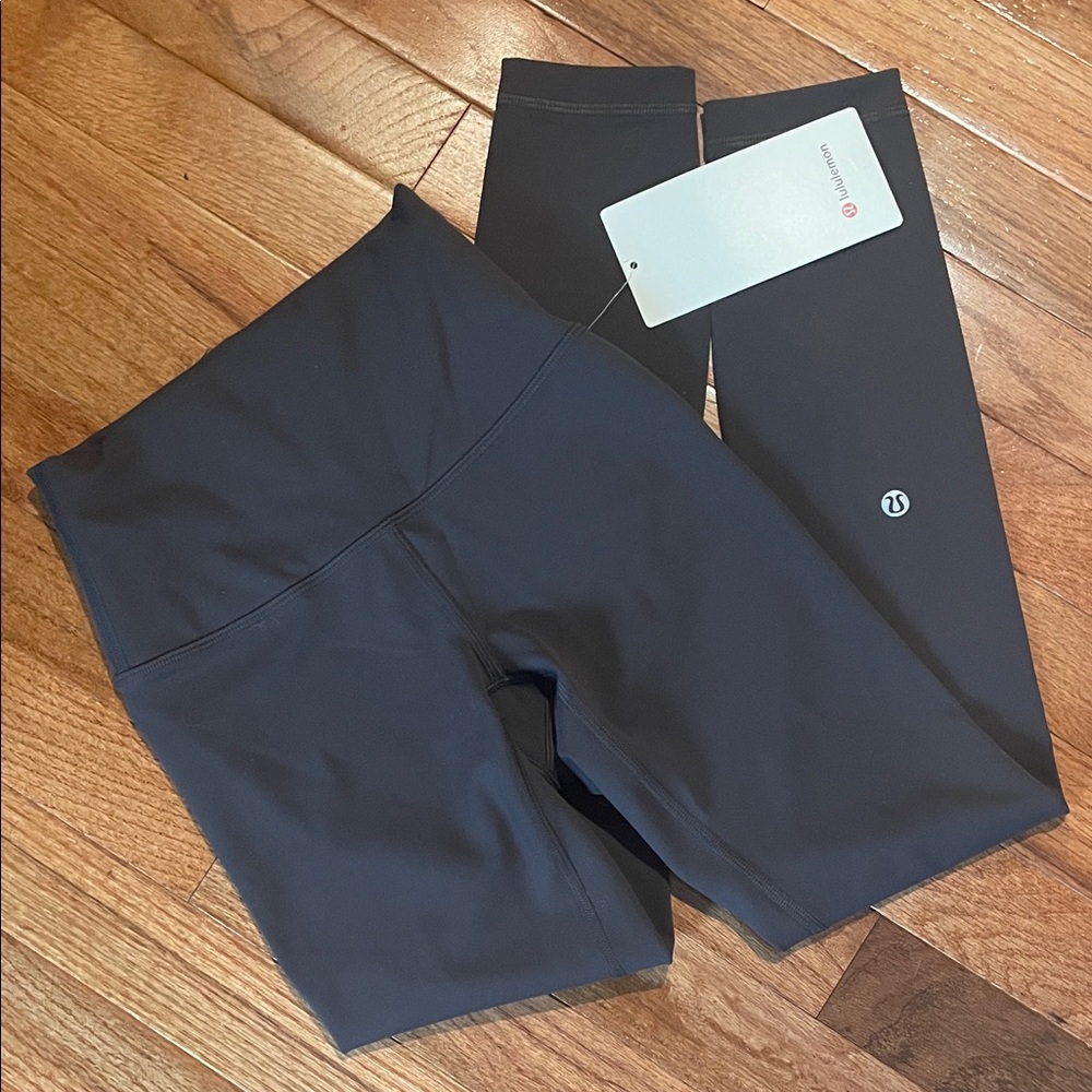 NWT Lululemon Wunder Train High Rise Tight Grey Athletic Leggings 25 inch